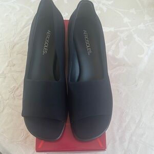Aerosoles Women's Navy Peep Toe Shoes